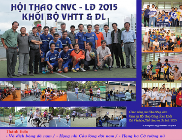 Một số hình ảnh tại Hội thao CNVC-LĐ Khối Bộ VHTT&DL; 2015